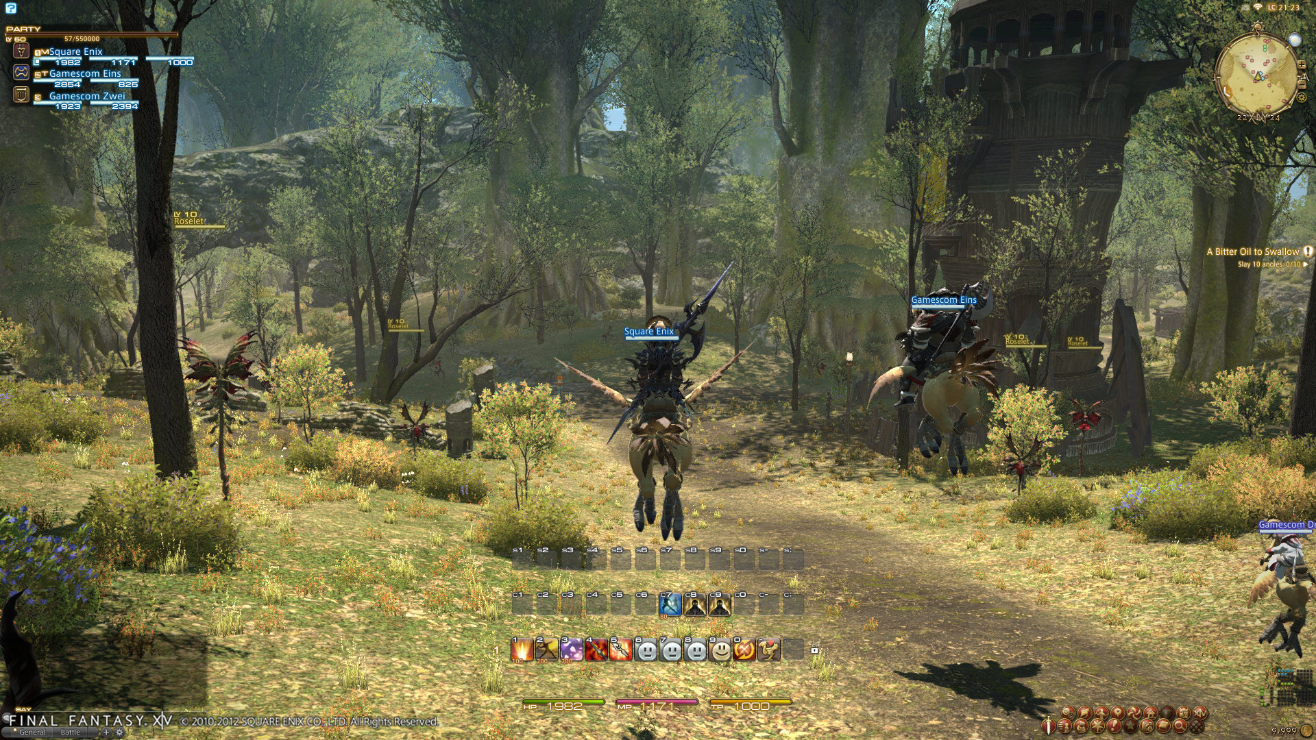 Скриншот игрового процесса Final Fantasy XIV Online