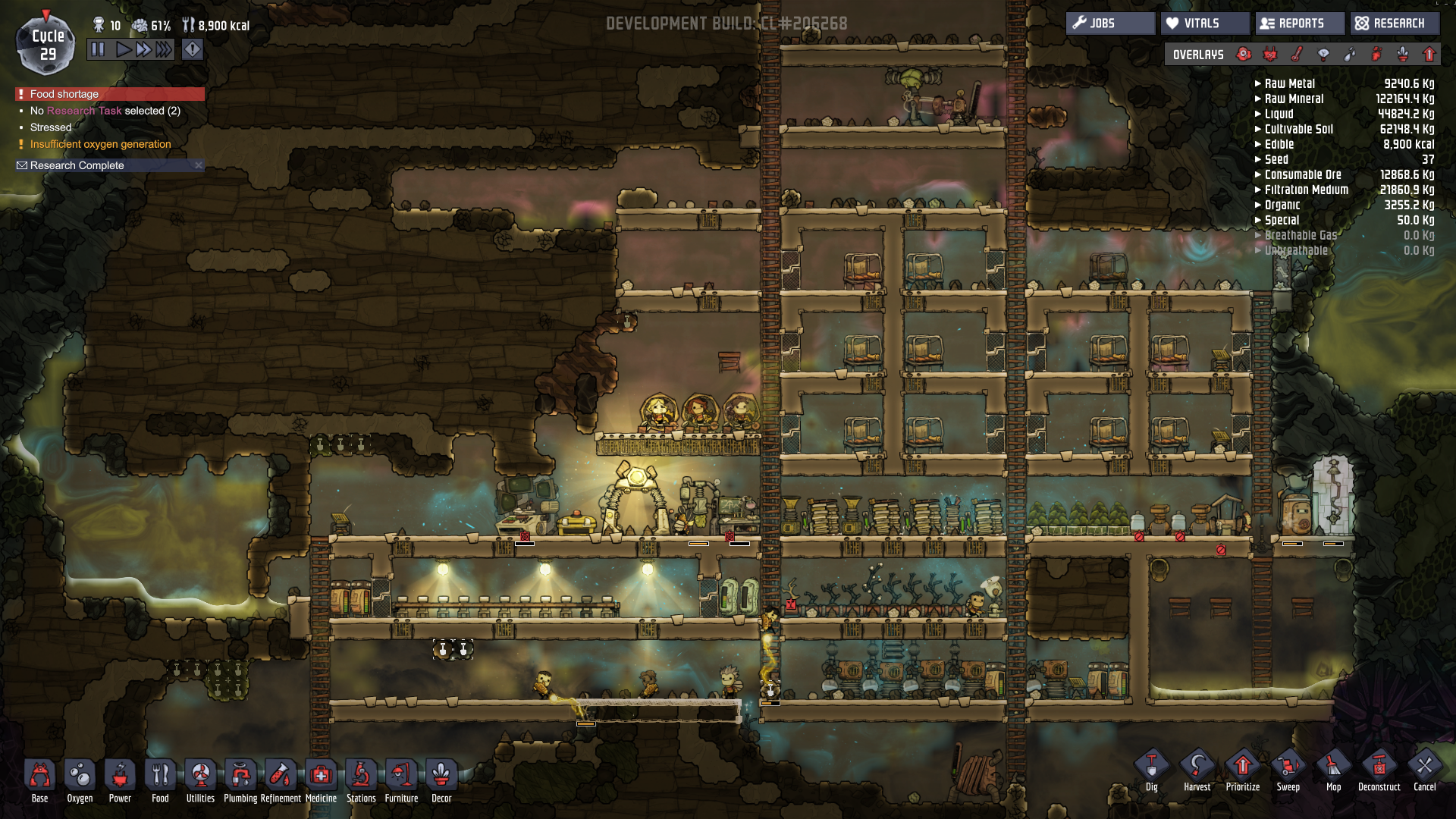 Геймплей Oxygen Not Included