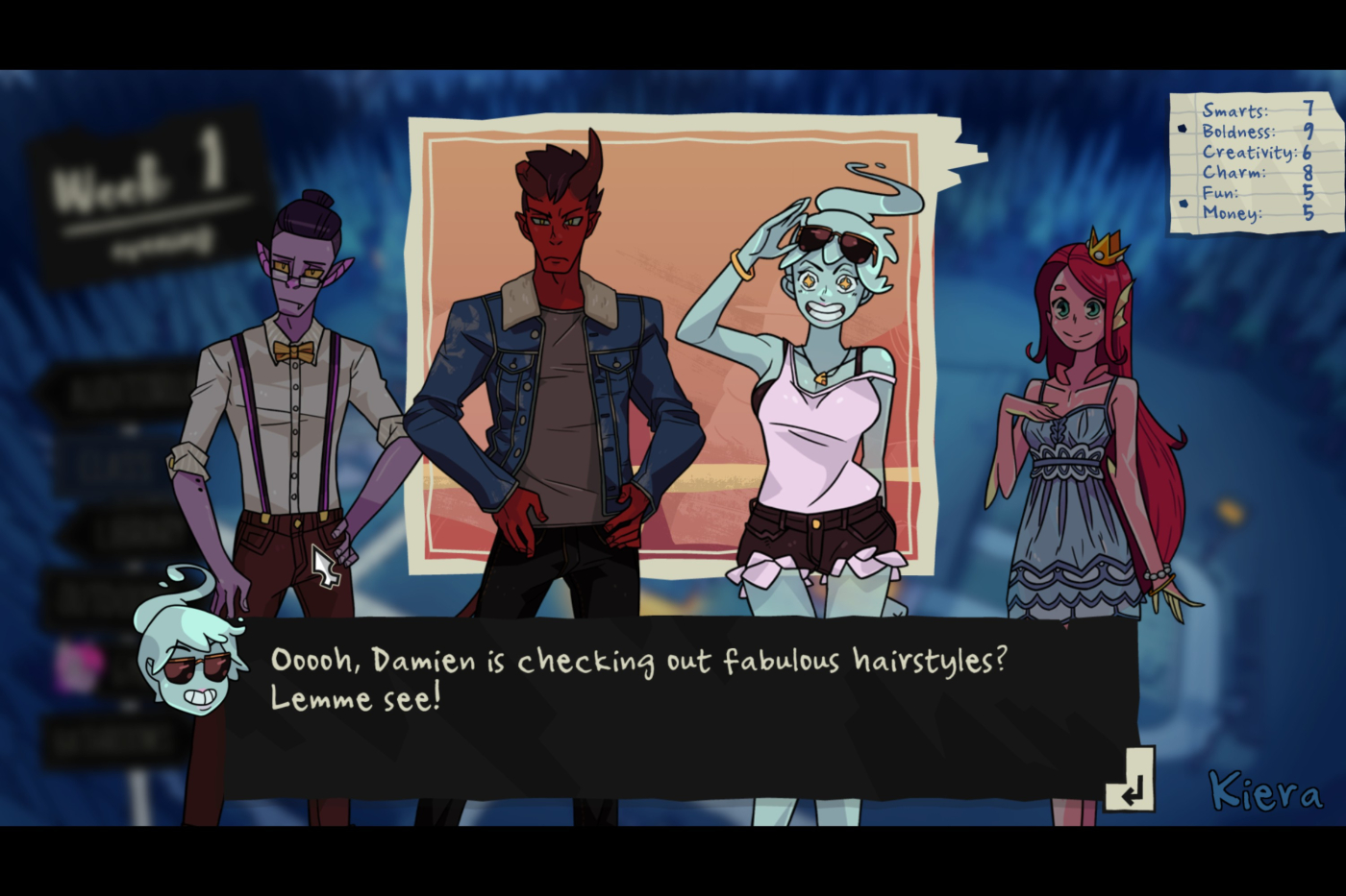 Геймплей Monster Prom