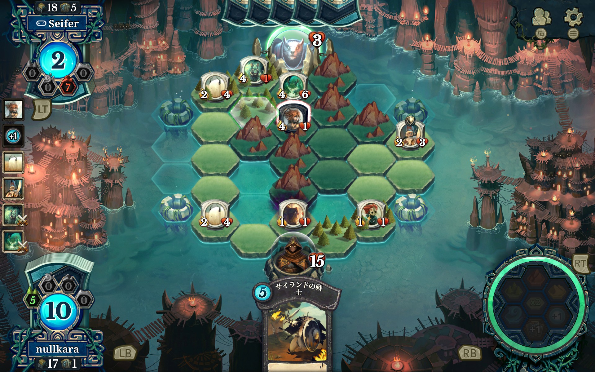 Скриншот игрового процесса Faeria