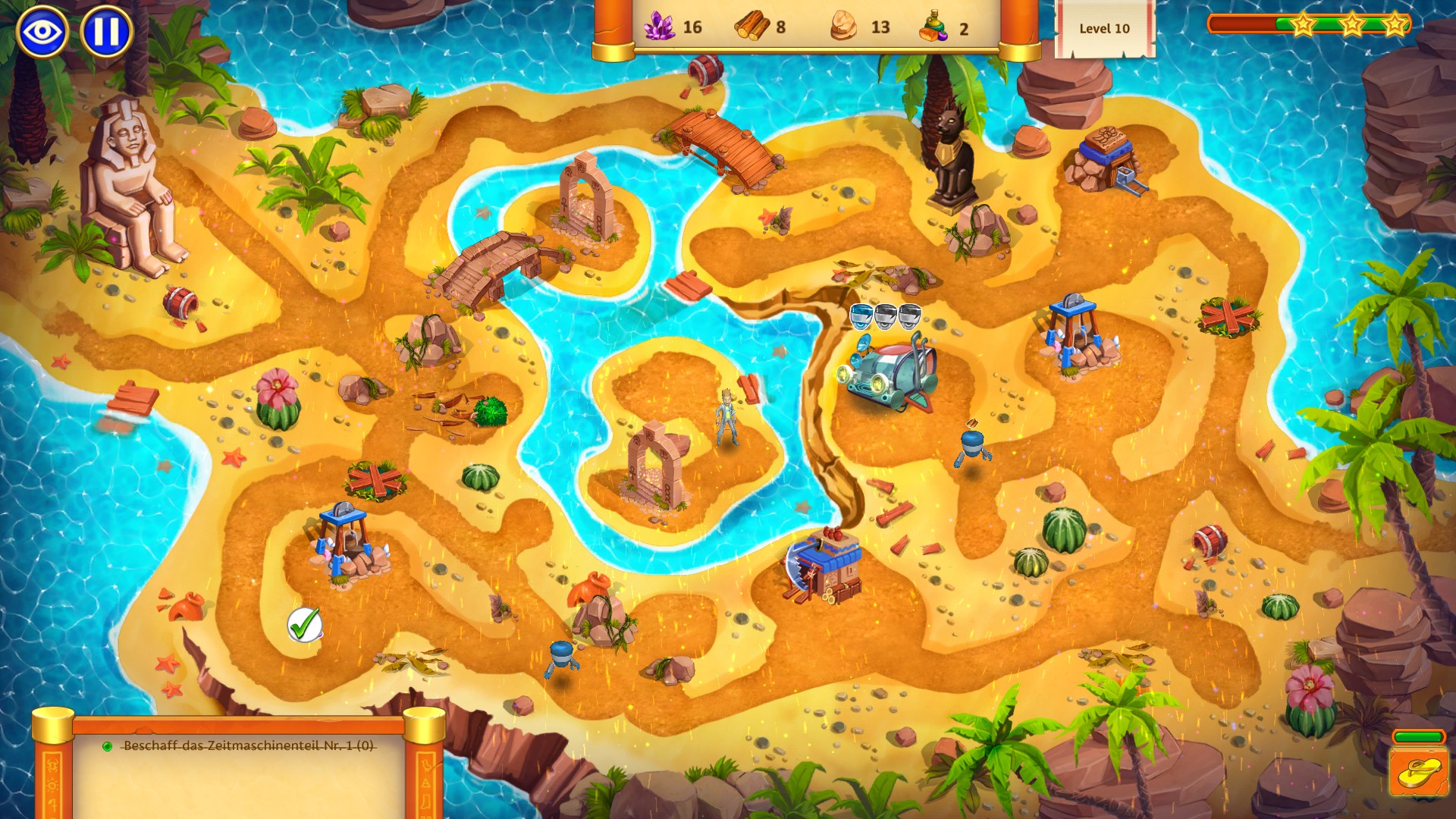 Скриншот игрового процесса Roads of Time