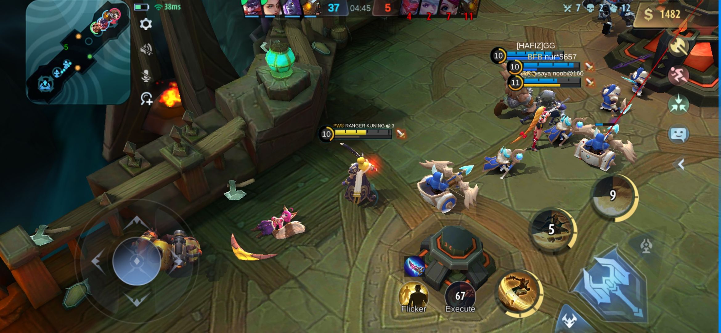 Геймплей Mobile Legends Bang Bang