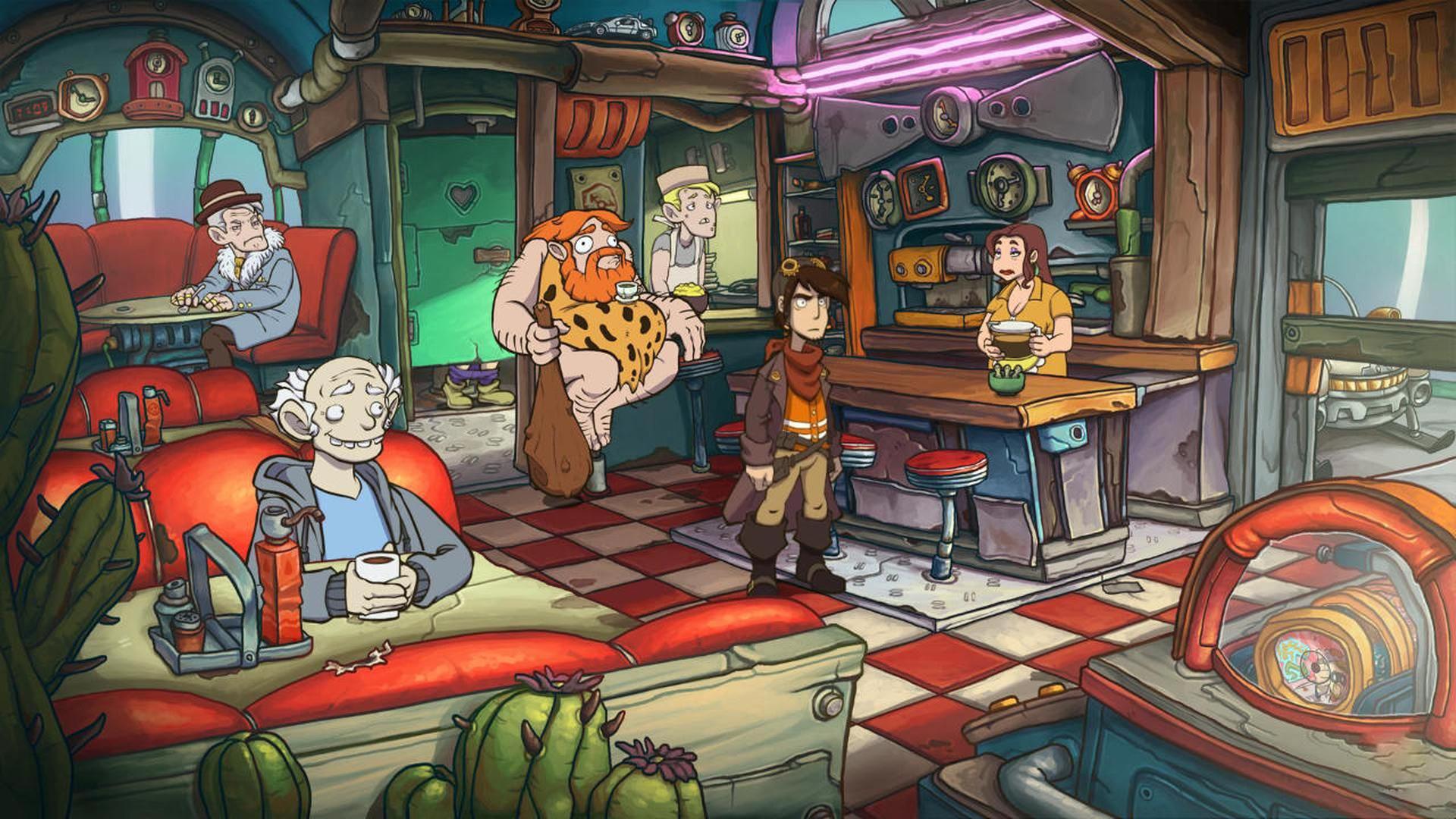 Скриншот игрового процесса Deponia