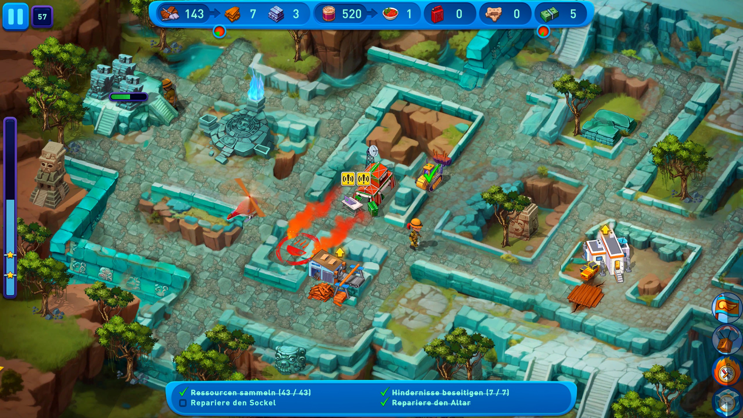 Скриншот игрового процесса Emergency Crew 4: Call of the Ancestors