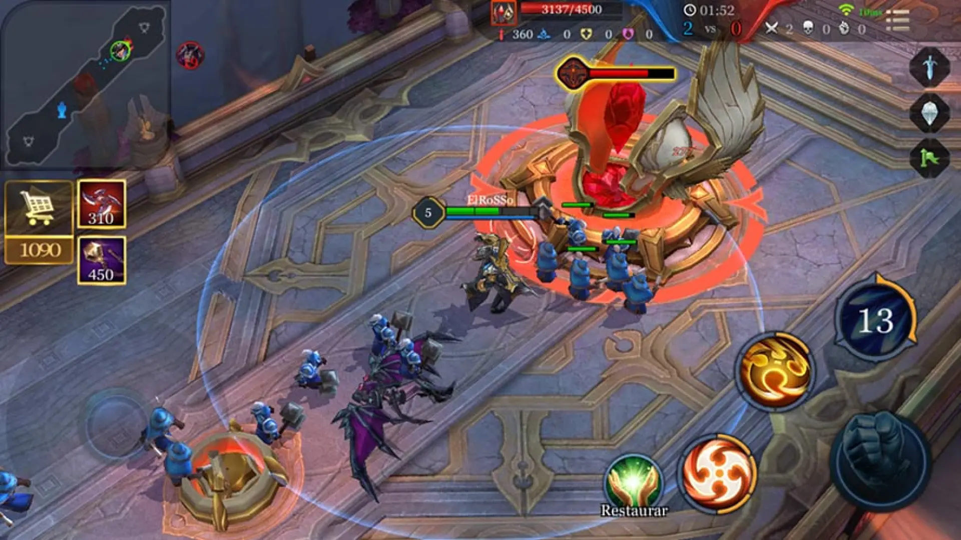 Скриншот игрового процесса Arena of Valor