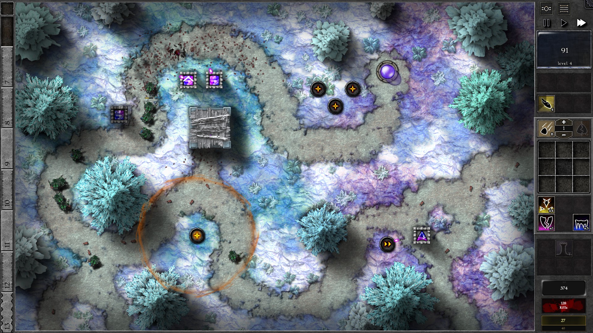 Игровой процесс GemCraft Frostborn Wrath