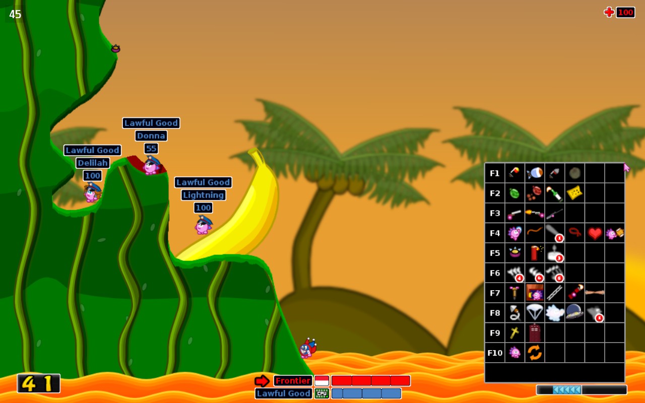 Игровой процесс Hedgewars