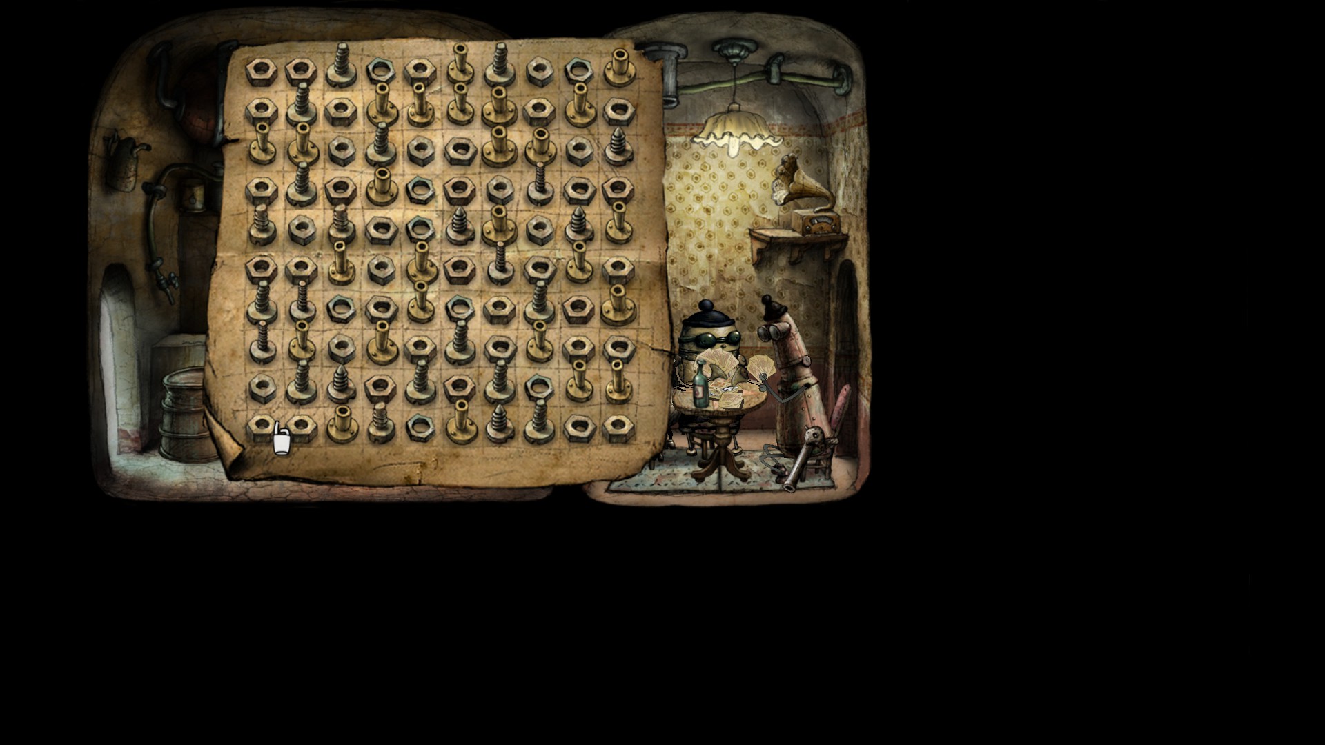 Скриншот игрового процесса Machinarium