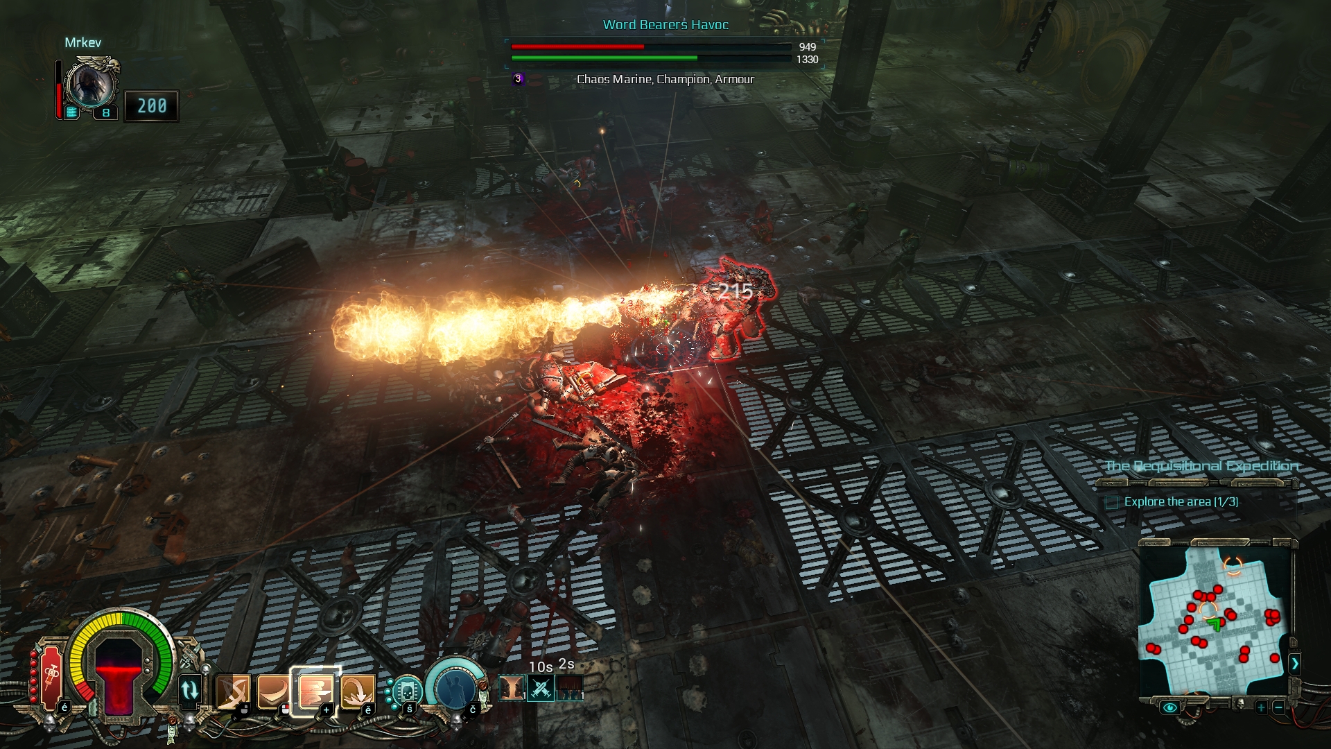 Скриншот игрового процесса Warhammer 40,000: Inquisitor – Martyr