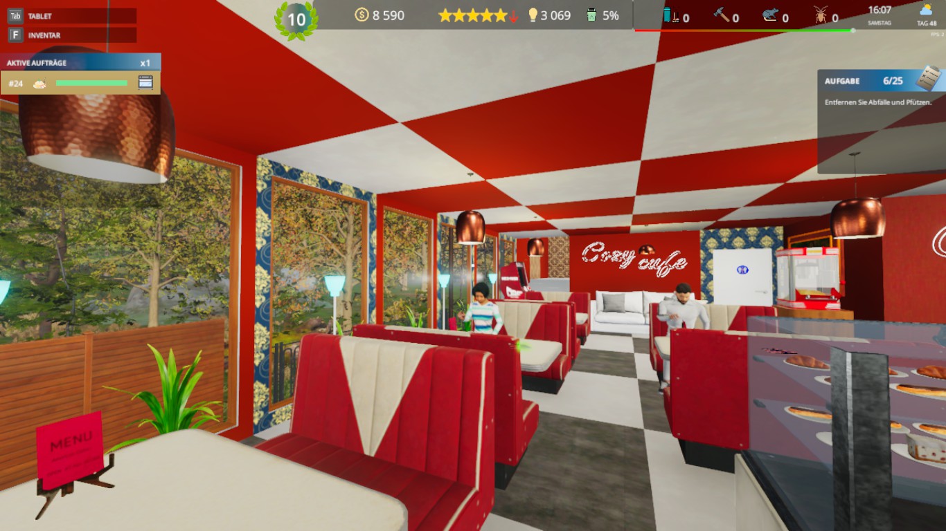 Геймплей Cafe Owner Simulator