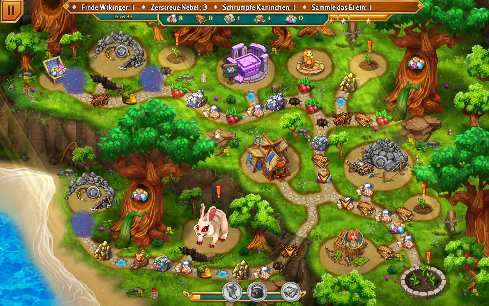 Скриншот игрового процесса Viking Heroes