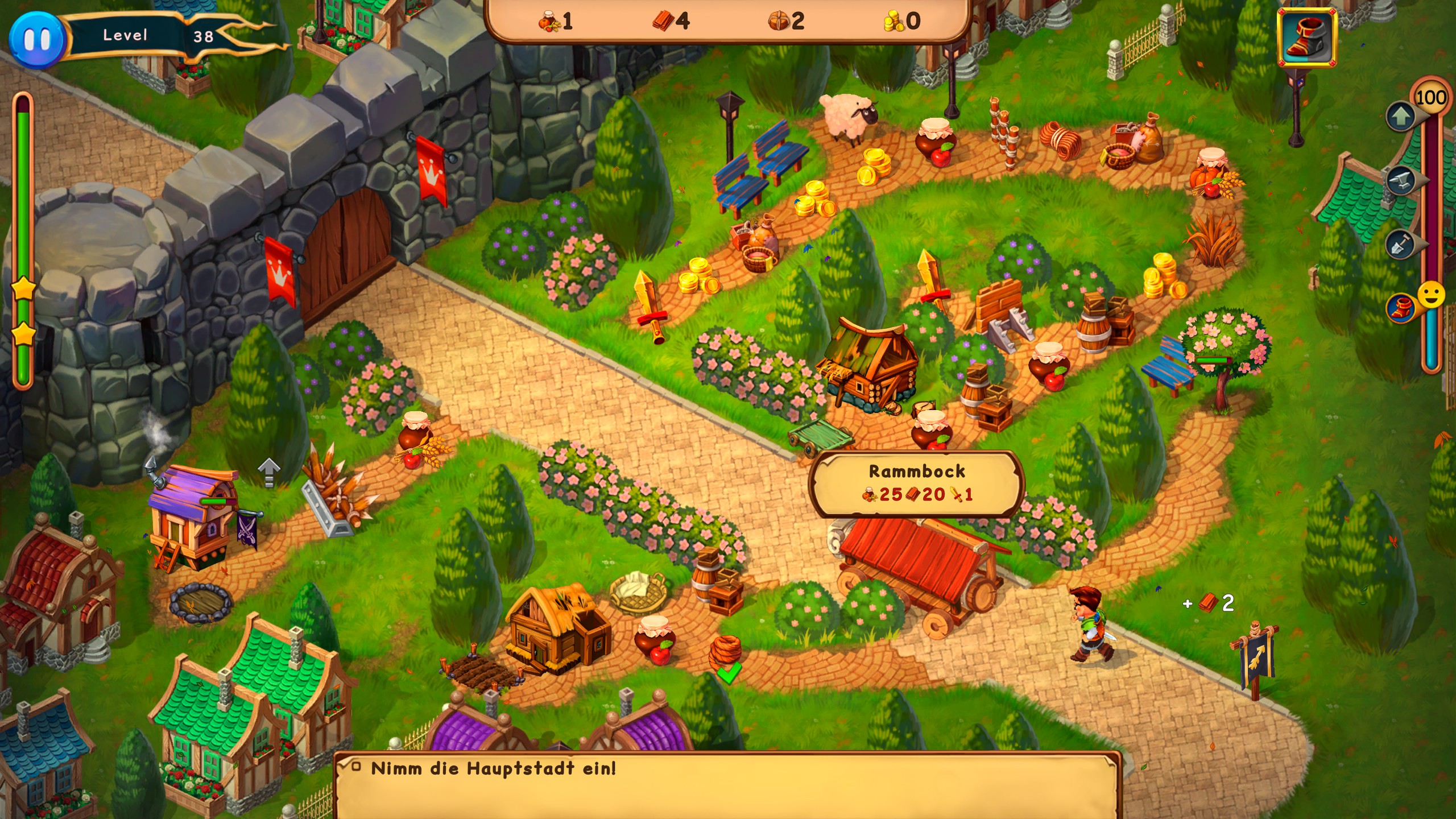 Скриншот игрового процесса Robin Hood: Spring of Life