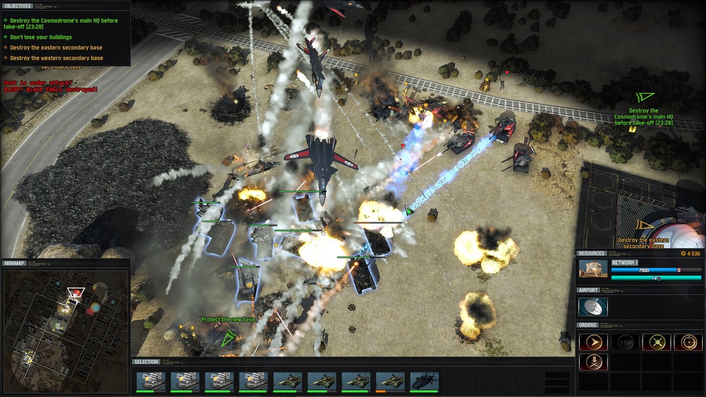 Скриншот игрового процесса Act of Aggression