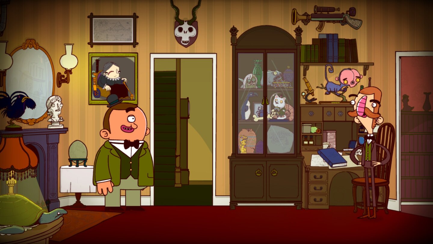Скриншот игрового процесса The Adventures of Bertram Fiddle