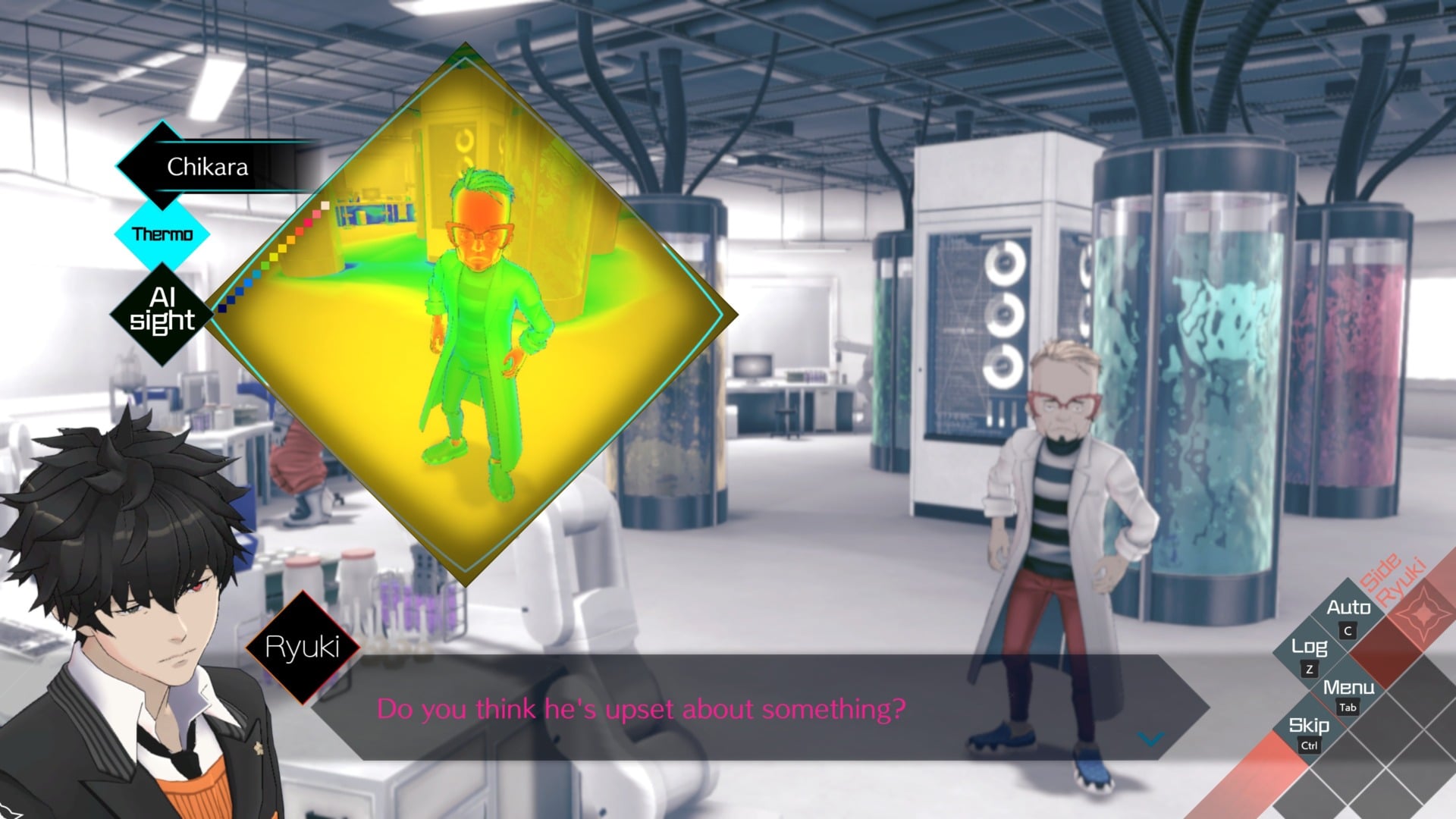 Скриншот игрового процесса AI The Somnium Files nirvanA Initiative