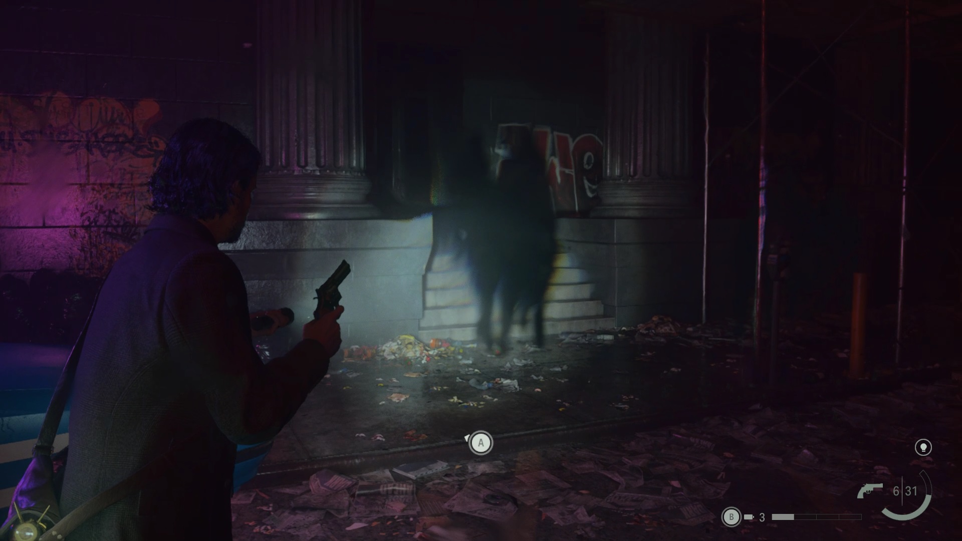 Скриншот игрового процесса Alan Wake II