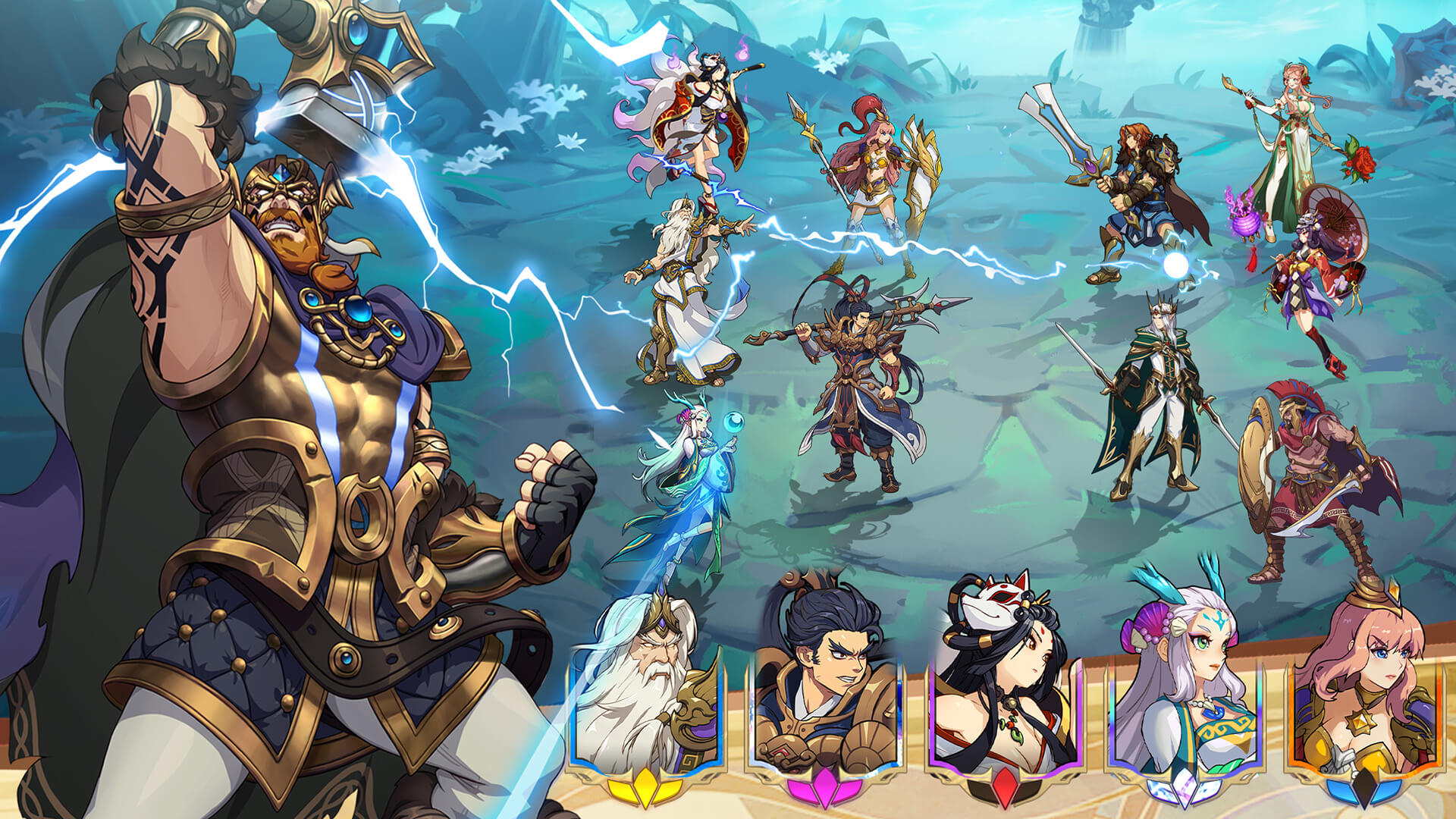 Геймплей Mythic Heroes Idle RPG