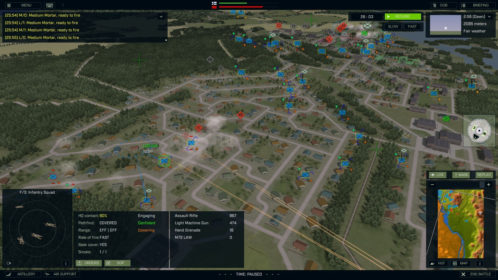 Скриншот игрового процесса Armored Brigade II