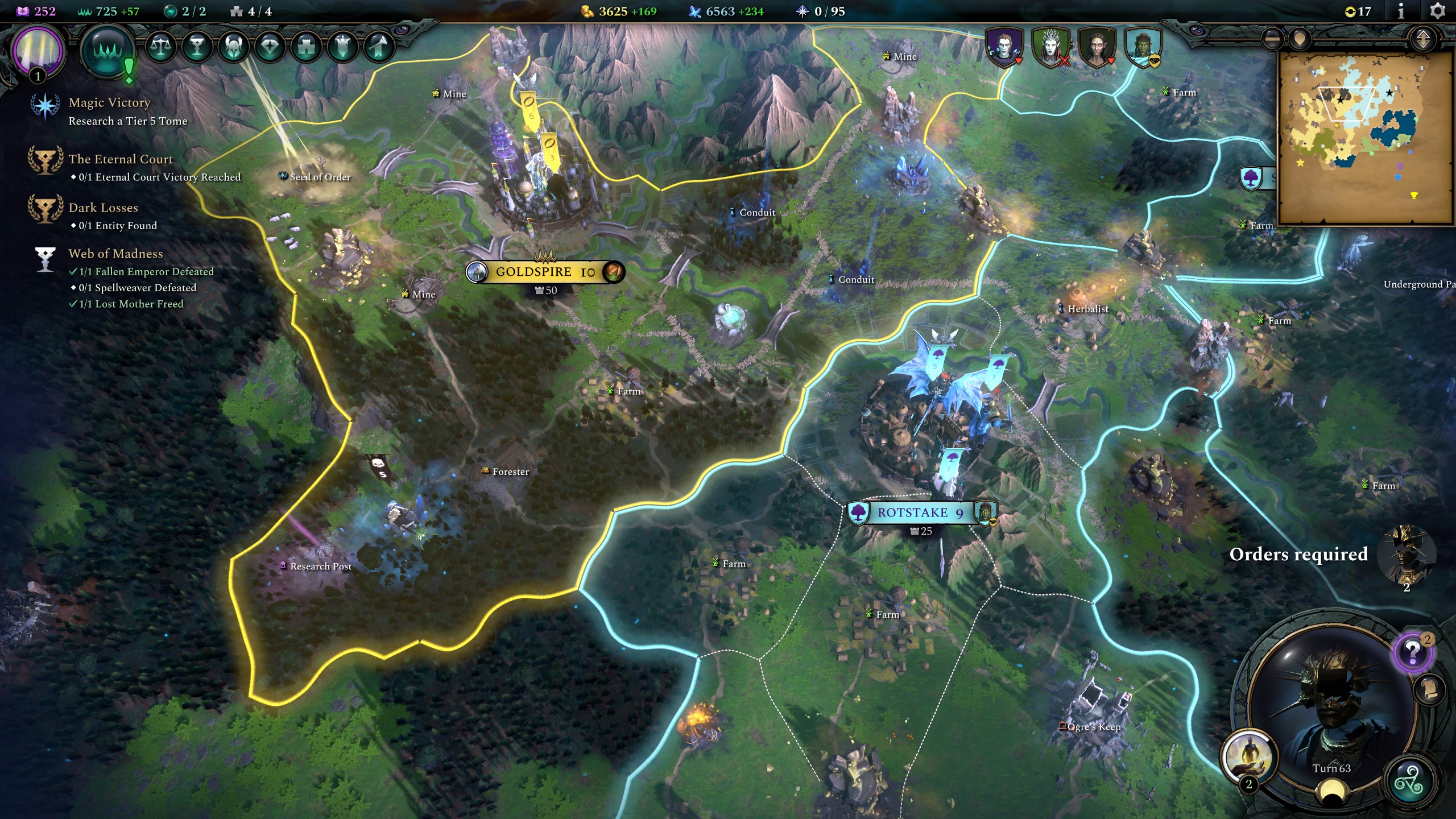 Скриншот игрового процесса Age of Wonders 4