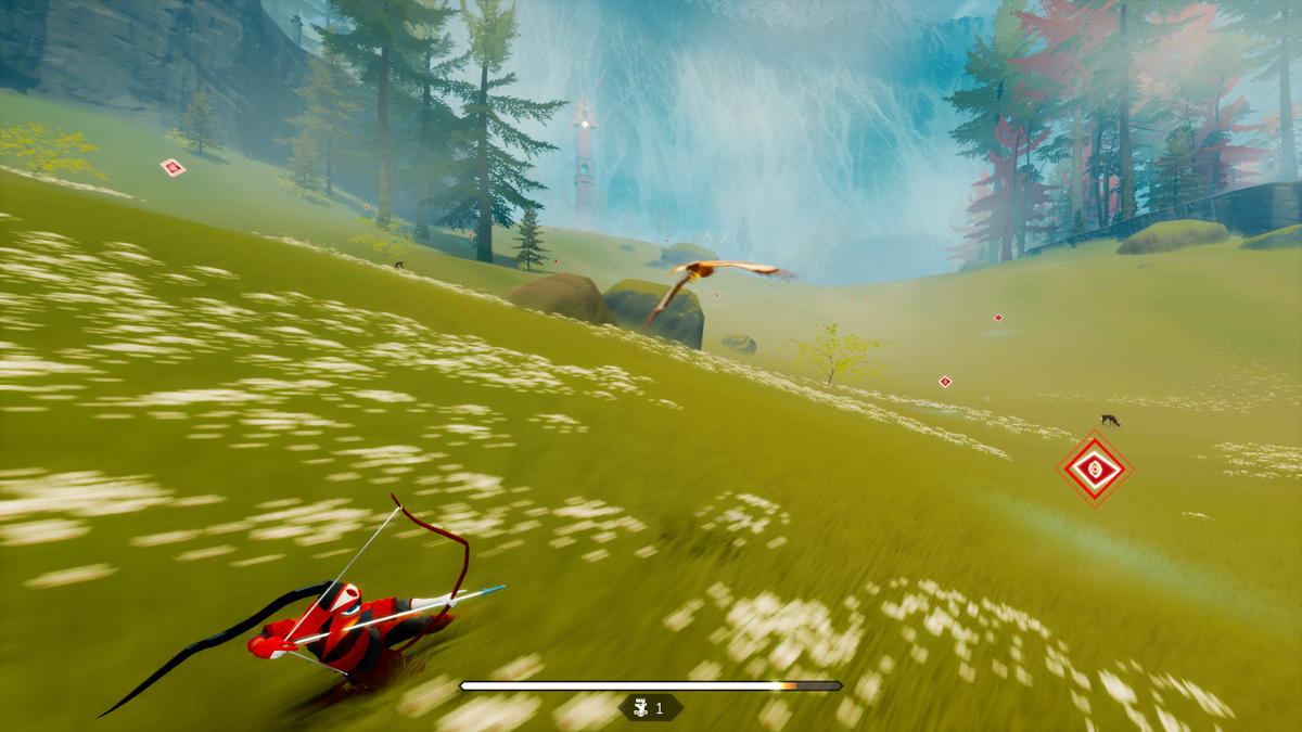 Скриншот игрового процесса The Pathless