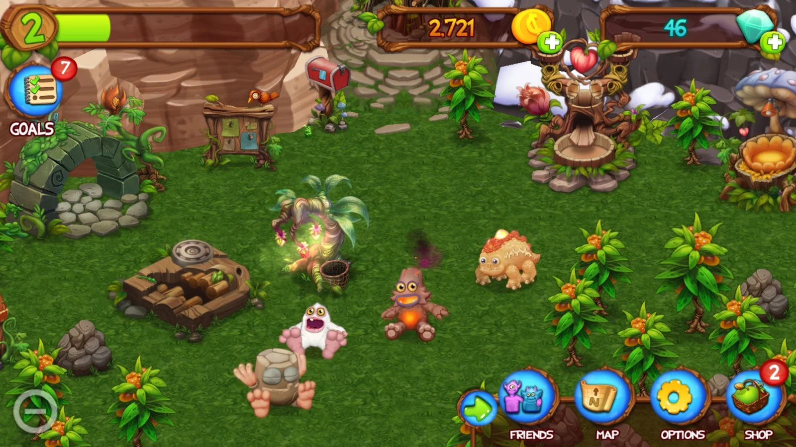 Геймплей My Singing Monsters Dawn of Fire