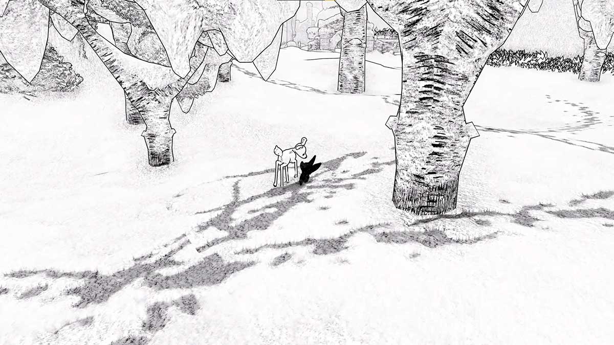 Скриншот игрового процесса Blanc