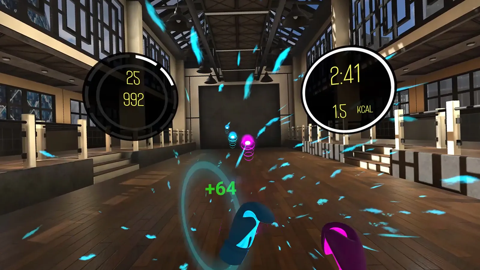 Игровой процесс BOXVR