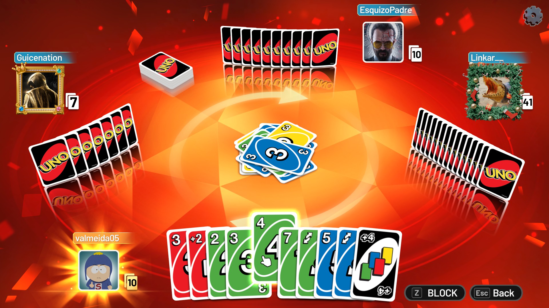 Игровой процесс UNO