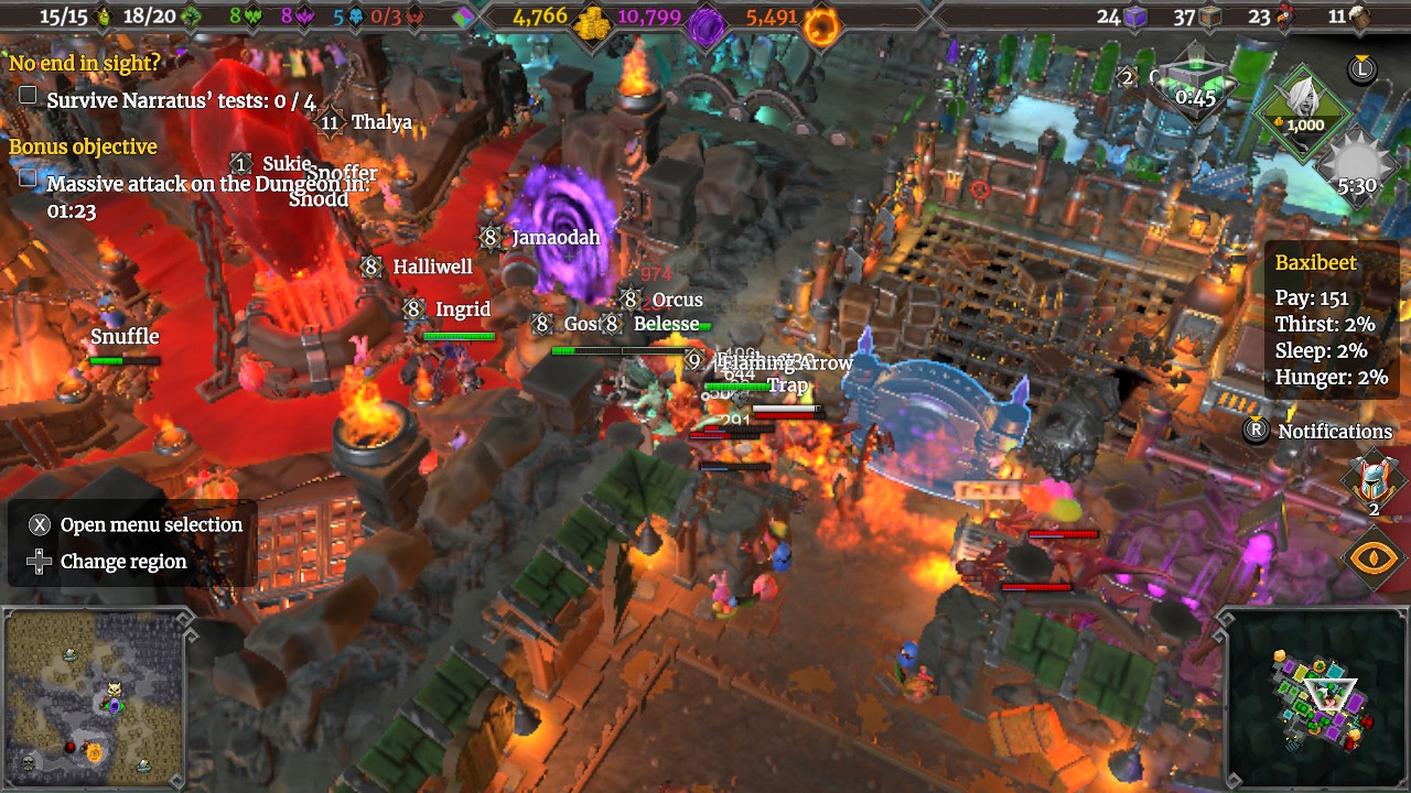 Игровой процесс Dungeons 3