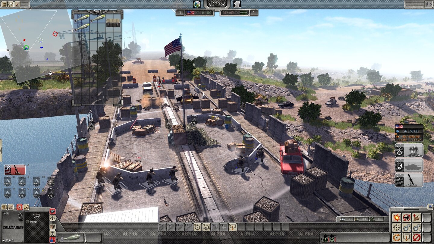 Скриншот игрового процесса Call to Arms