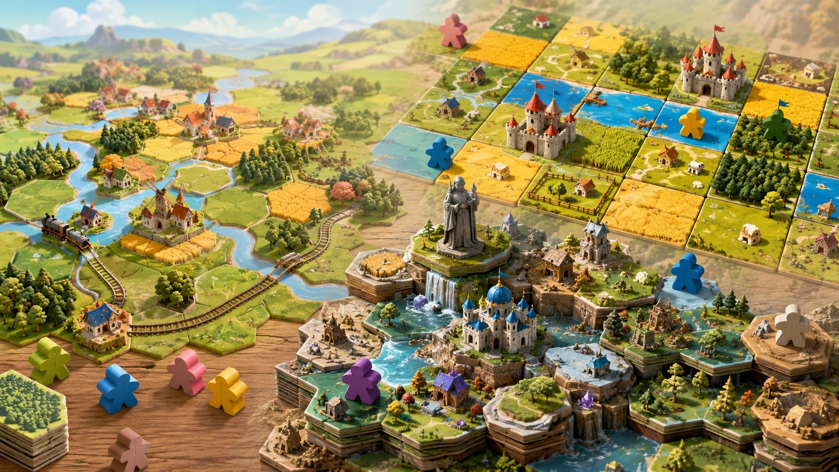 Игры, похожие на Каркассон (Carcassonne)