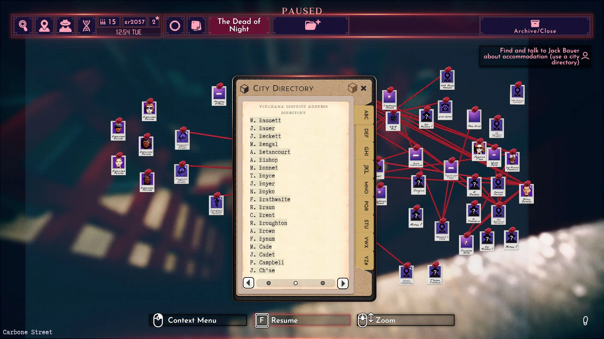 Игровой процесс Shadows of Doubt