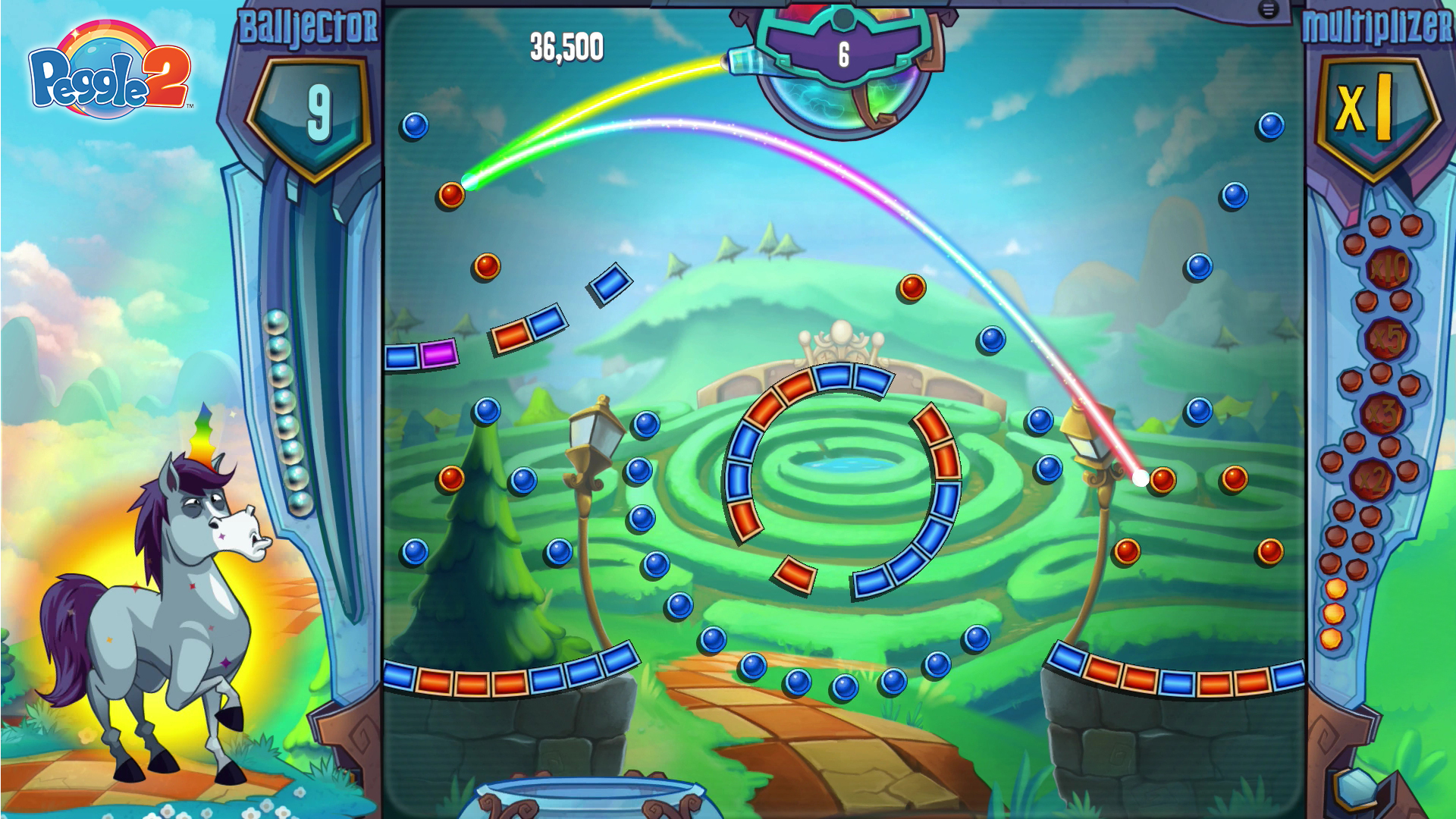 Геймплей Peggle 2