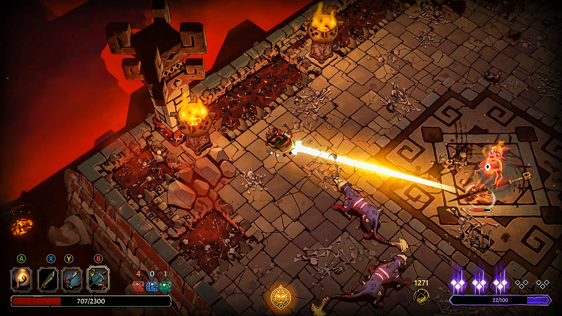 Геймплей Curse of the Dead Gods
