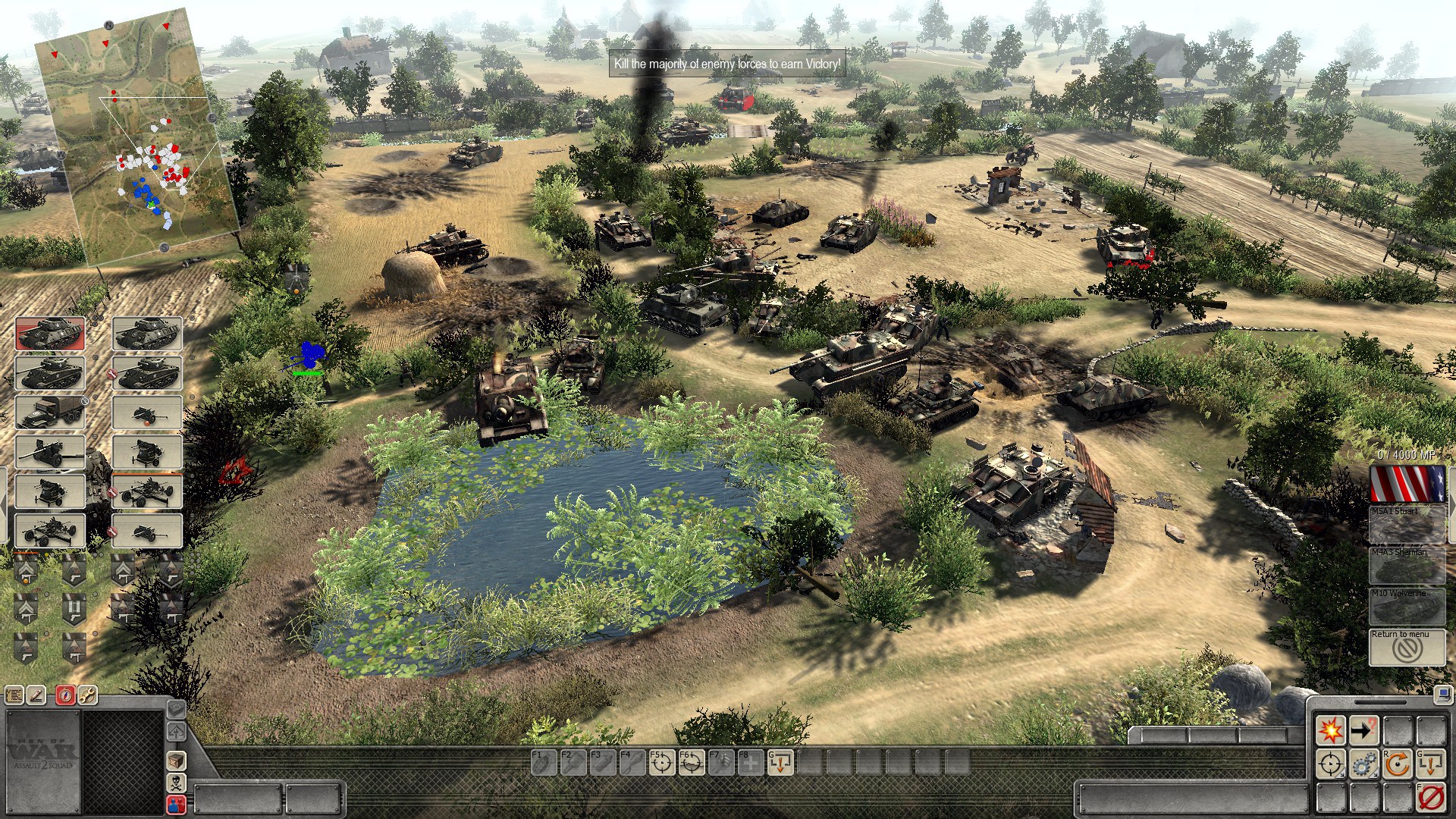 Игровой процесс Men of War Assault Squad 2