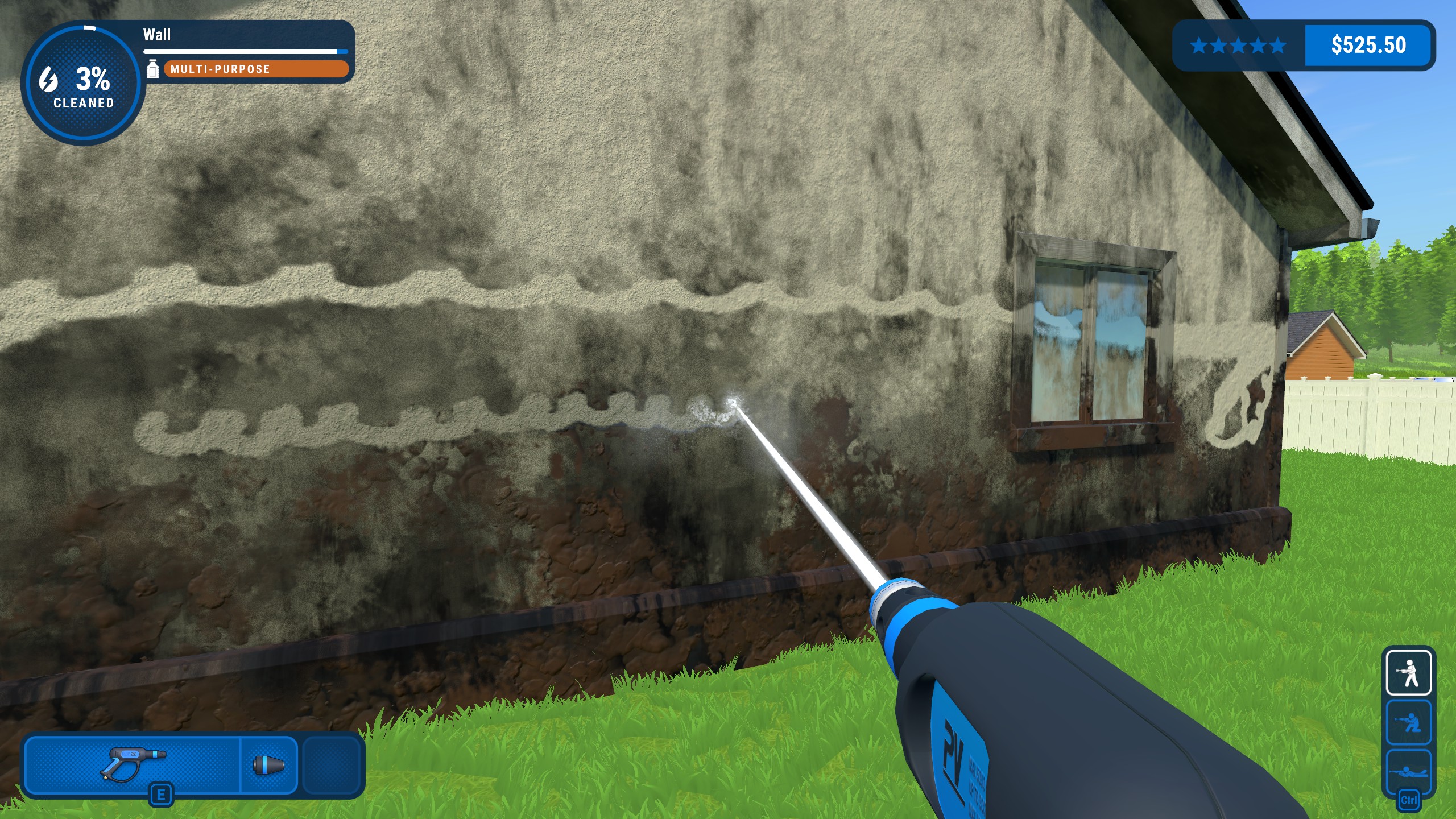 Скриншот игрового процесса PowerWash Simulator