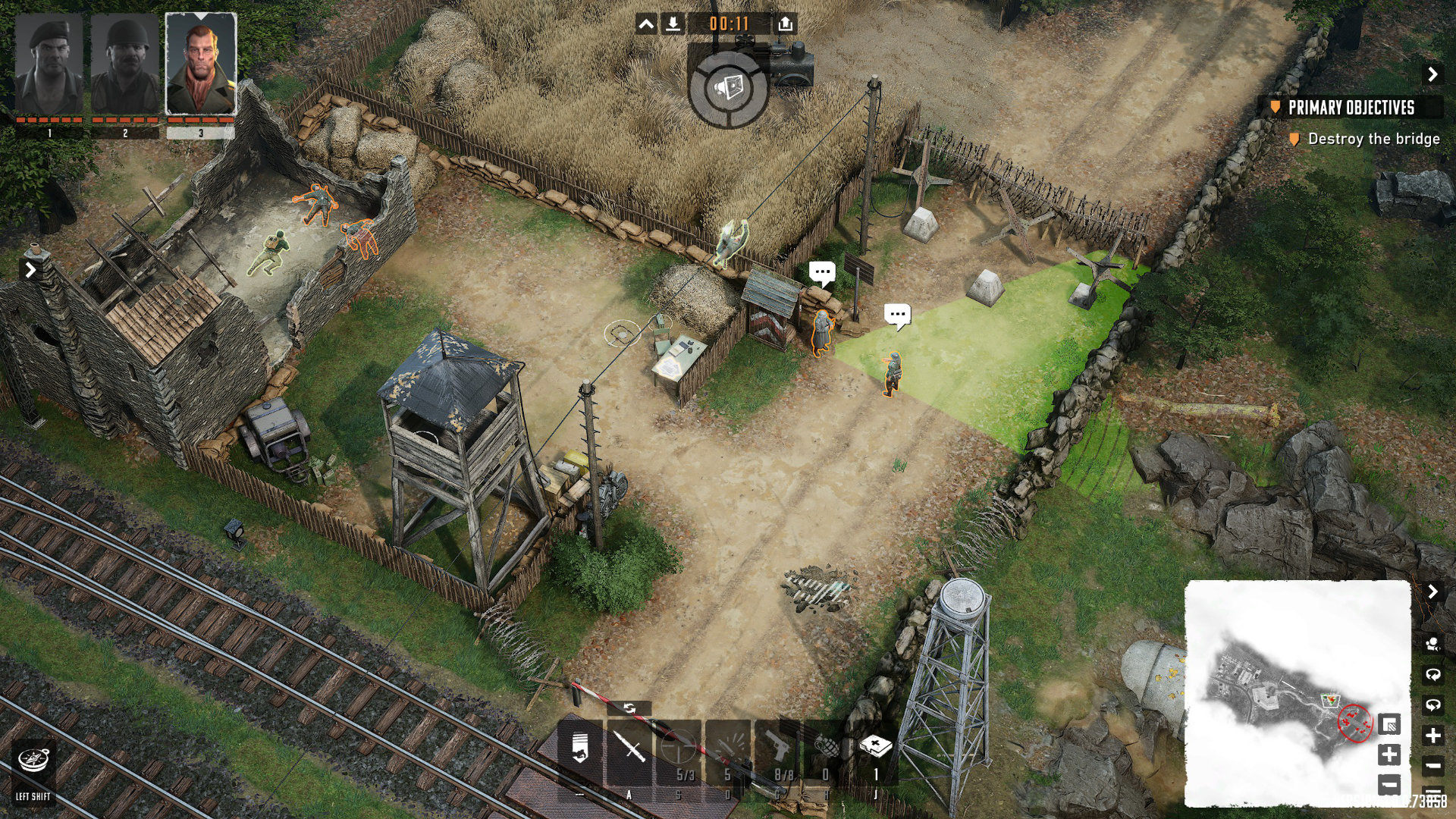 Игровой процесс Commandos Origins