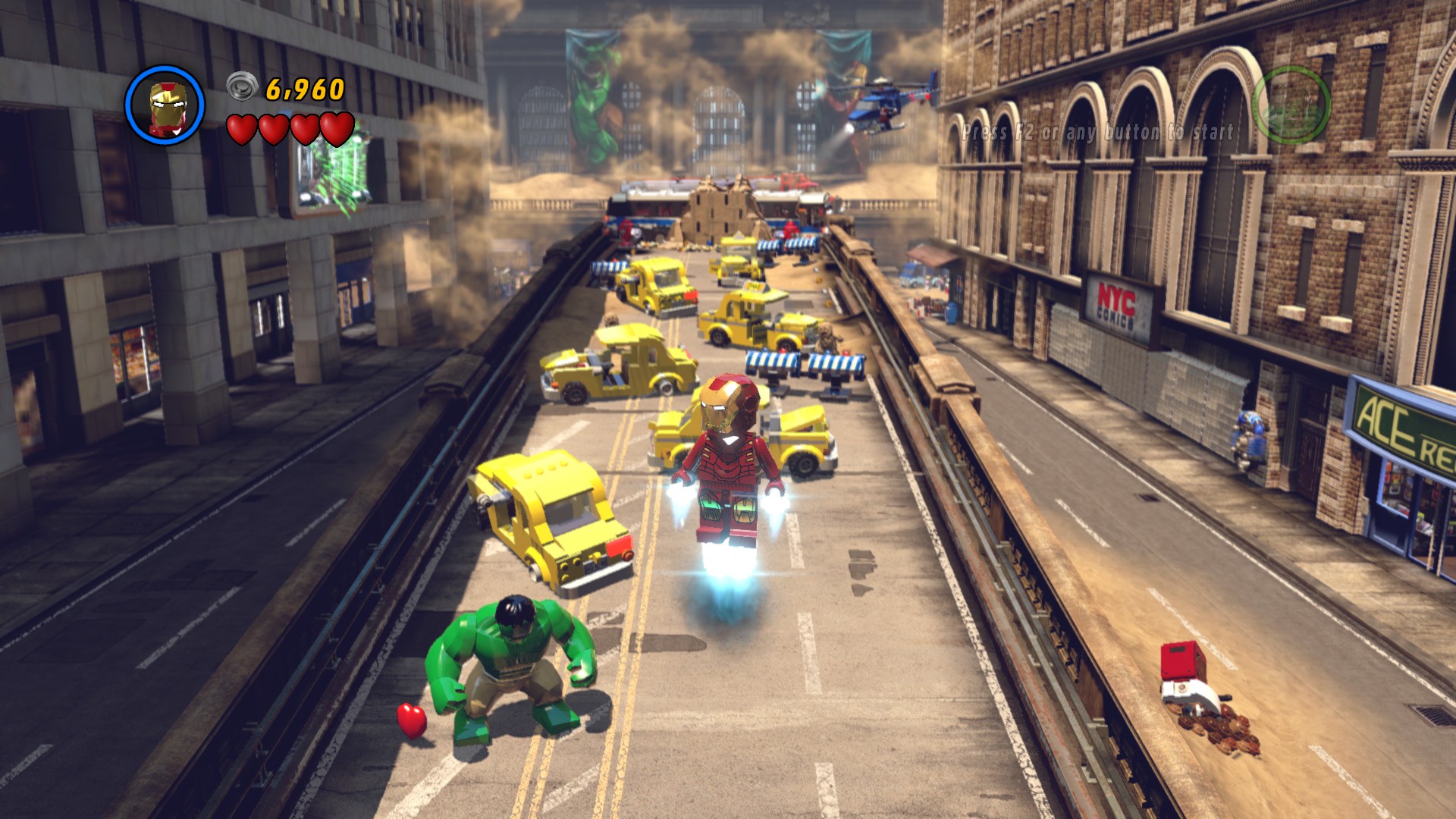 Скриншот игрового процесса LEGO Marvel Super Heroes