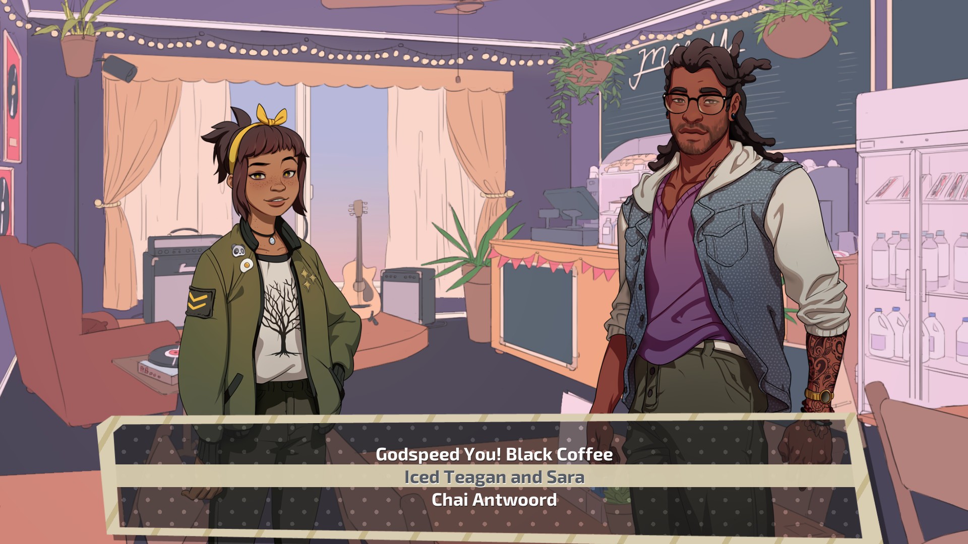 Геймплей Dream Daddy: A Dad Dating Simulator