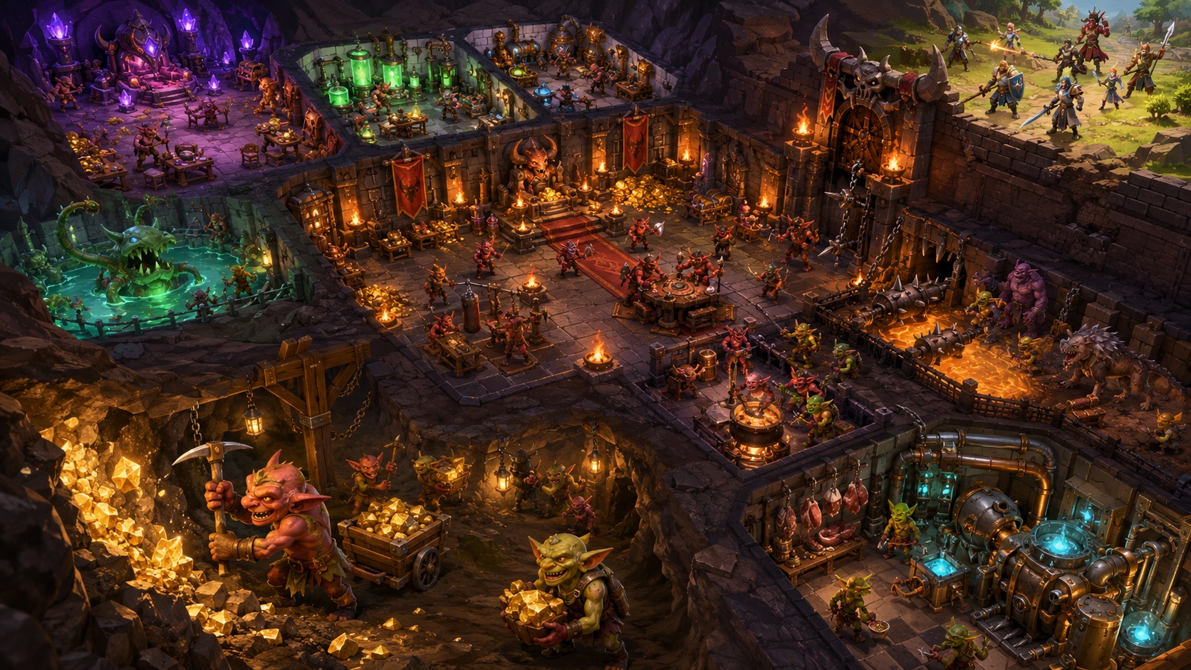 Игры, похожие на Dungeon Keeper