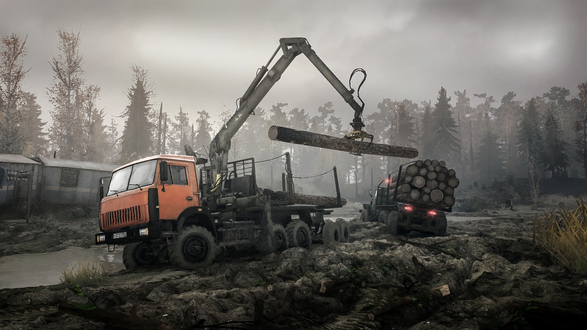 Геймплей Spintires: MudRunner
