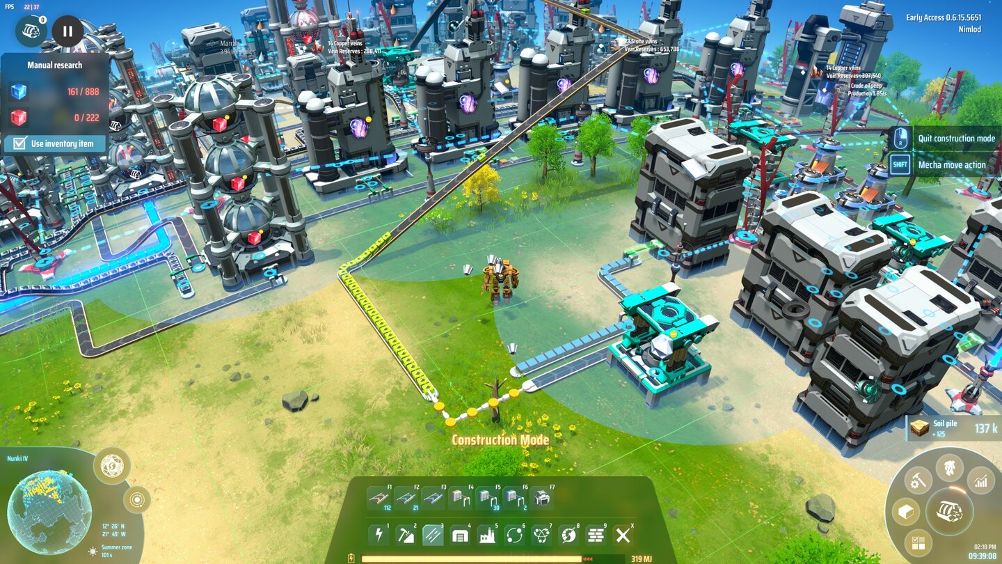 Игровой процесс Dyson Sphere Program