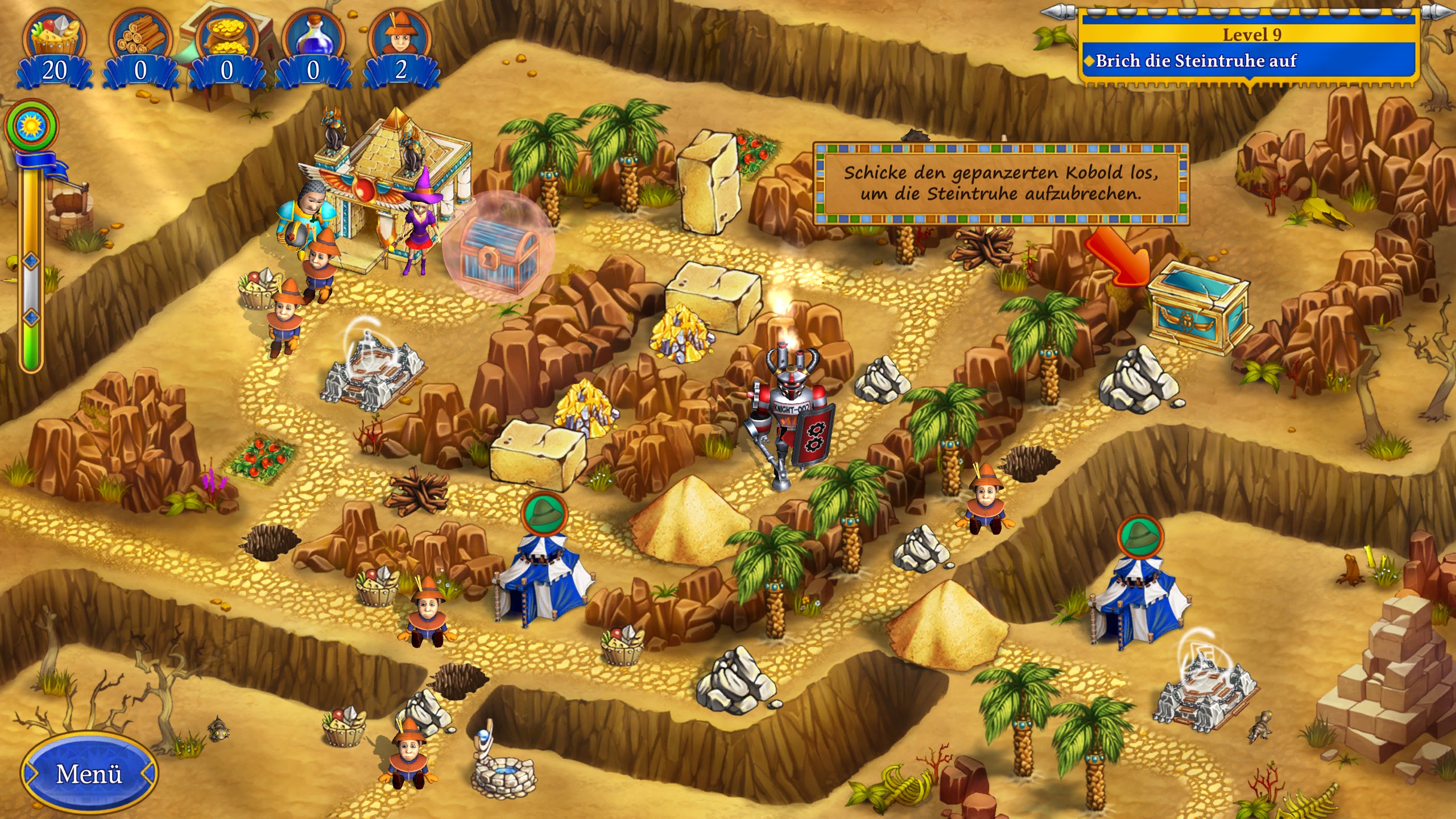 Скриншот игрового процесса New Yankee 6: In Pharaoh's Court