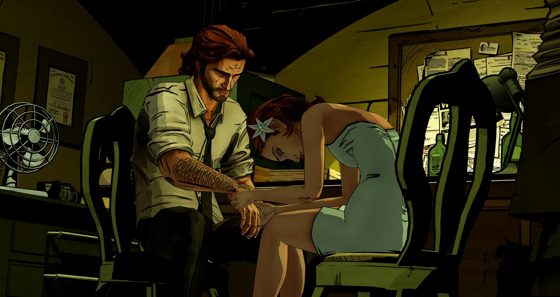 Скриншот игрового процесса The Wolf Among Us