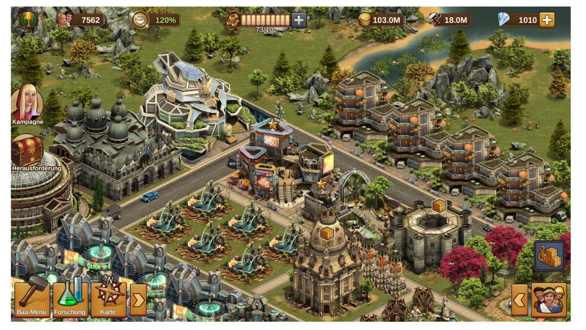 Скриншот игрового процесса Forge of Empires