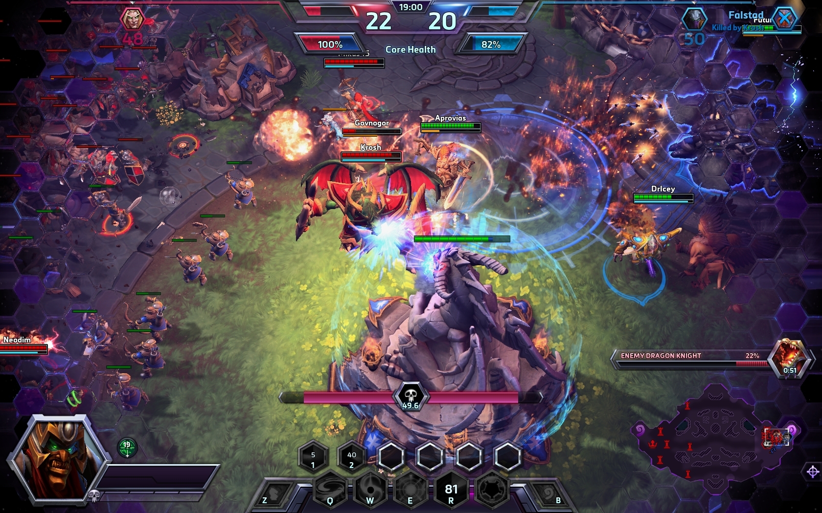 Скриншот игрового процесса Heroes of the Storm