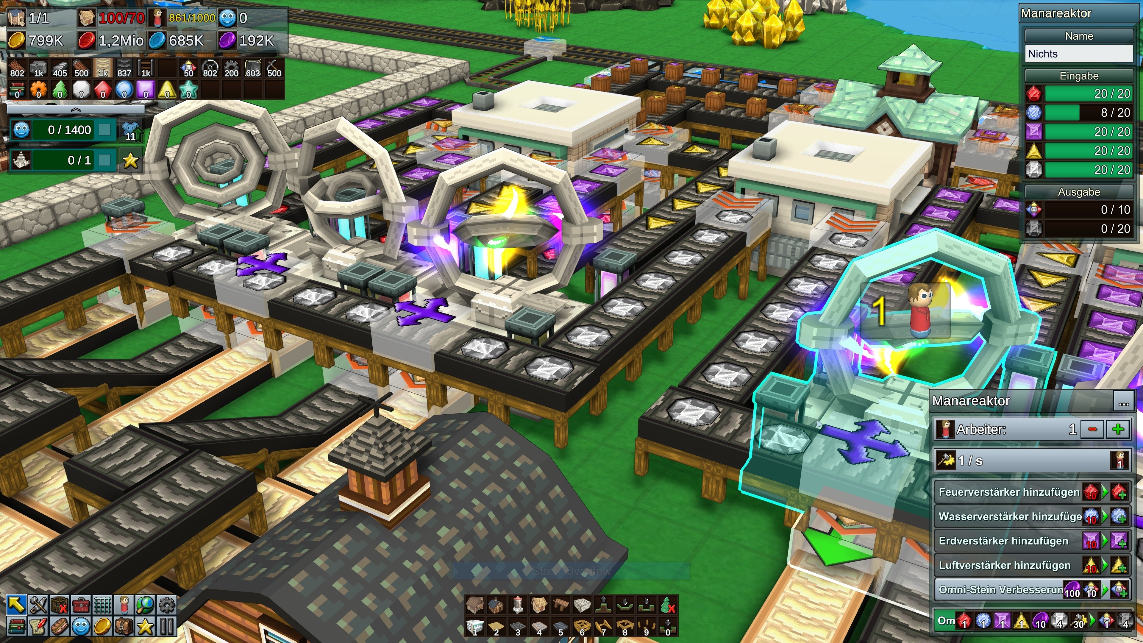 Игровой процесс Factory Town