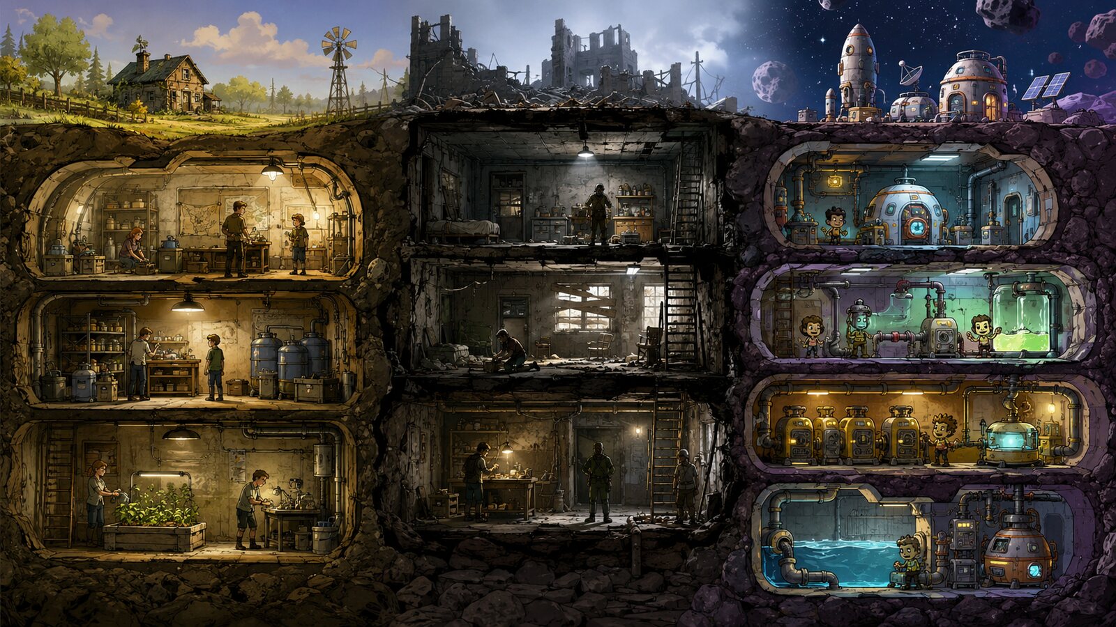Игры, похожие на Fallout Shelter