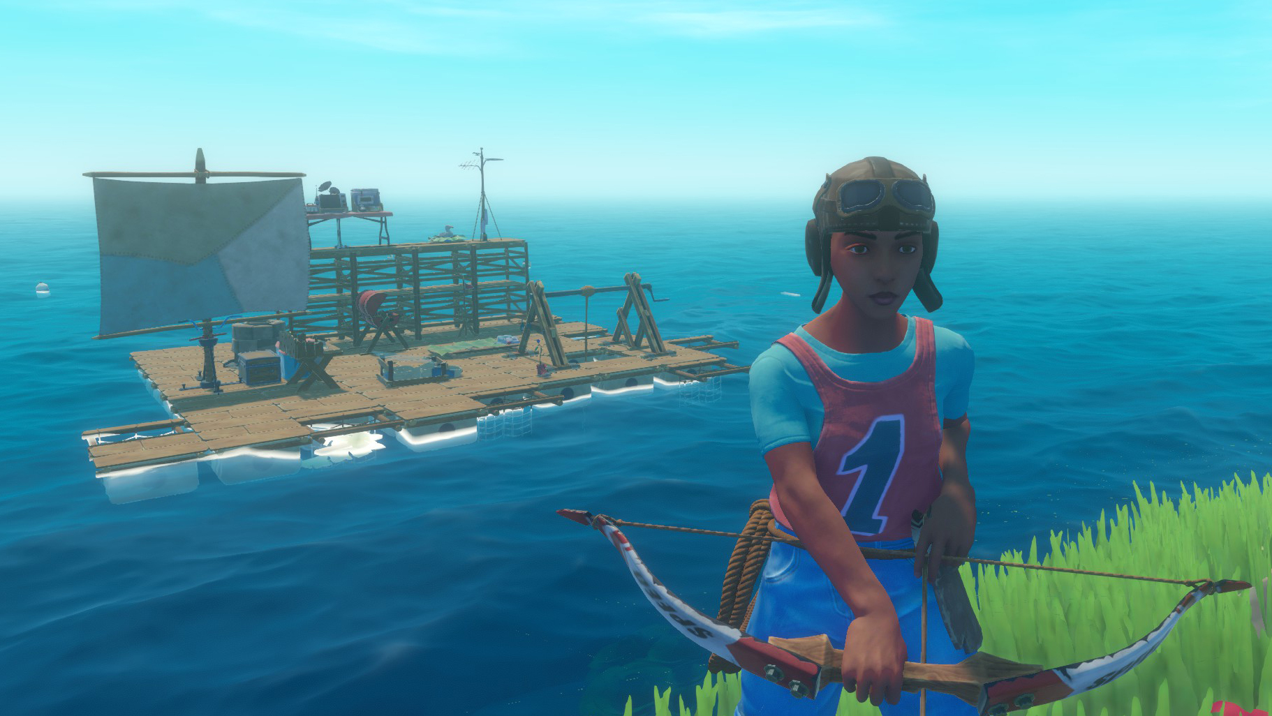 Скриншот игрового процесса Raft