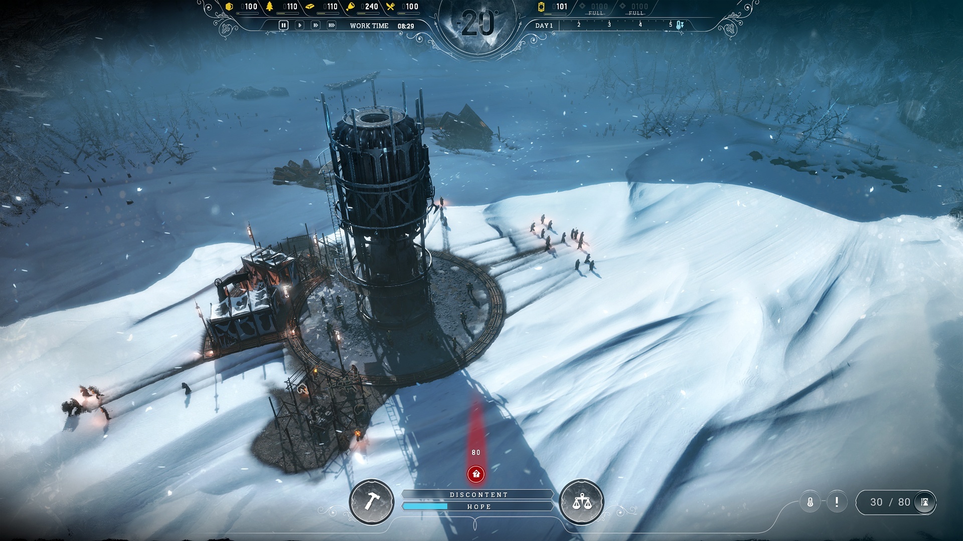 Геймплей Frostpunk